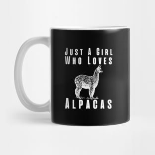 Just A Girl Who Loves Alpacas Mug